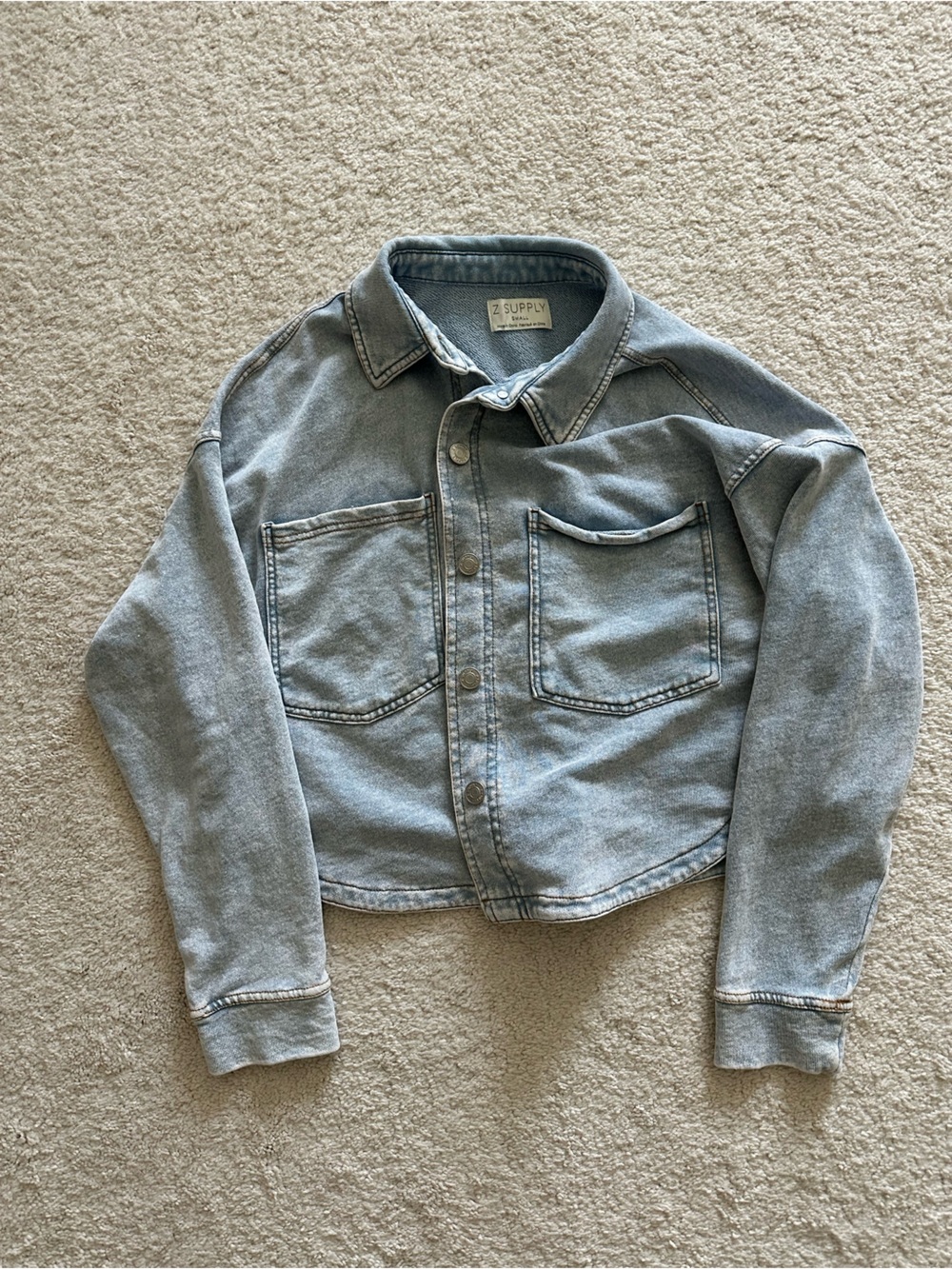 Z Supply Light Blue Denim Jacket